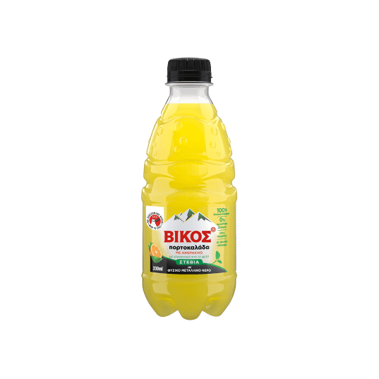 Βίκος Πορτοκαλάδα Stevia 330ml
