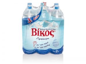 Eμφιαλωμένο νερό Βικος Εξάδα 2L